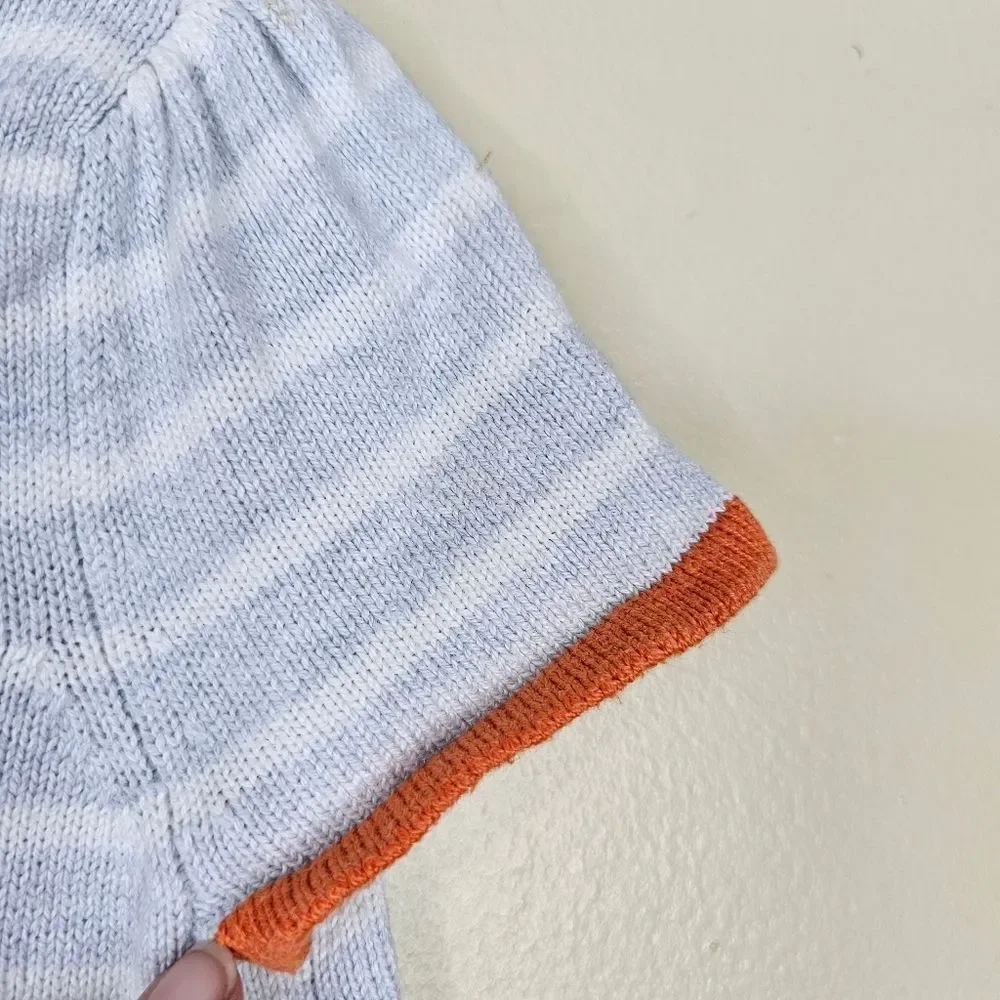 Gymboree Kids Pumpkin Knit Sweater Dress size 5